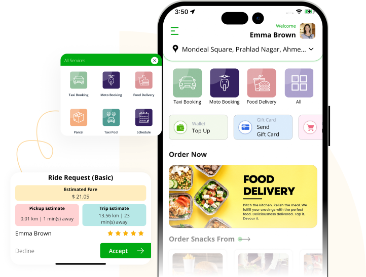 Grab Clone - #1 Multi Service Super App