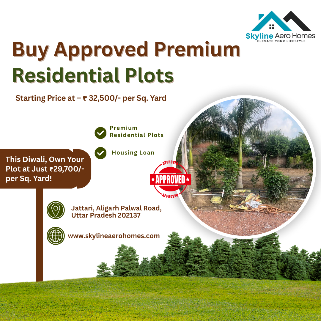 Tipga - Premium Approved Residential Plots for Sale near Jewar Airport | Skyline Aero Homes