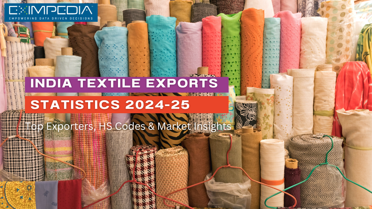 India Textile Exports Statistics 2023–24: Top Exporters, HS Codes & Market Insights – Eximpedia