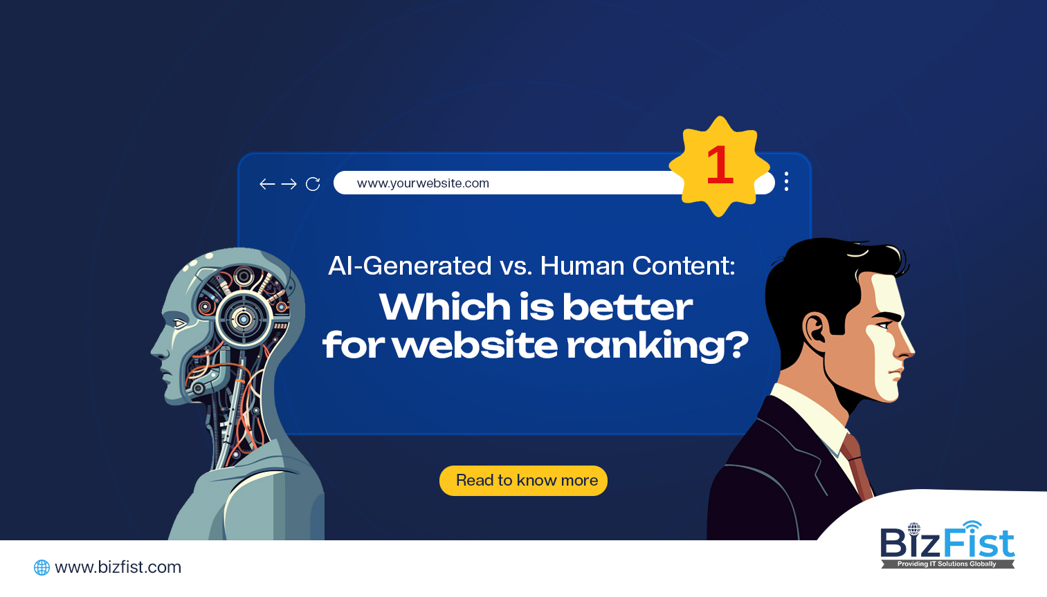 AI-Generated vs. Human Content: Which is Better for Website Ranking?