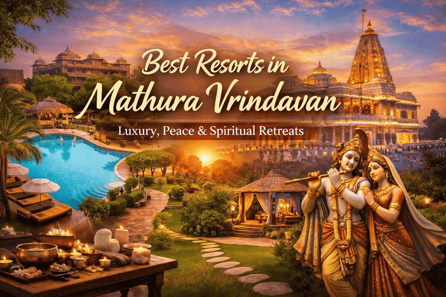 Best Resorts in Mathura Vrindavan | Luxury & Spiritual Stay Guide