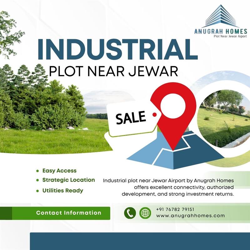 Industrial Plot Near Jewar Airport | Buy Industrial Land in Jewar - HackMD