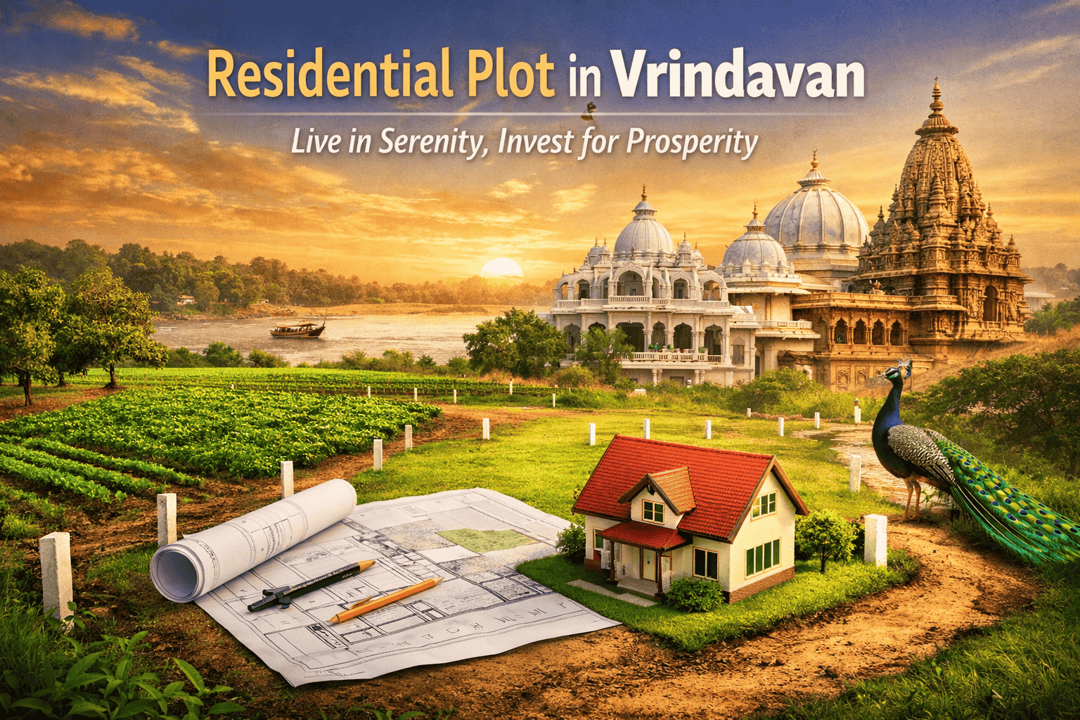 Residential Plot in Vrindavan | Buy Residential Land & Farm Plots