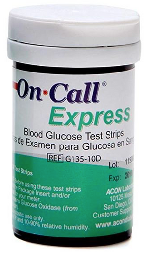 On Call Express Test Strips | Blood Glucose Test Strips