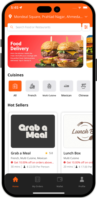 Grubhub Clone: White Label Food Ordering App