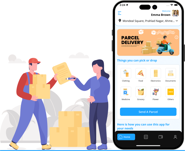 uParcel Clone - Courier Service App Development