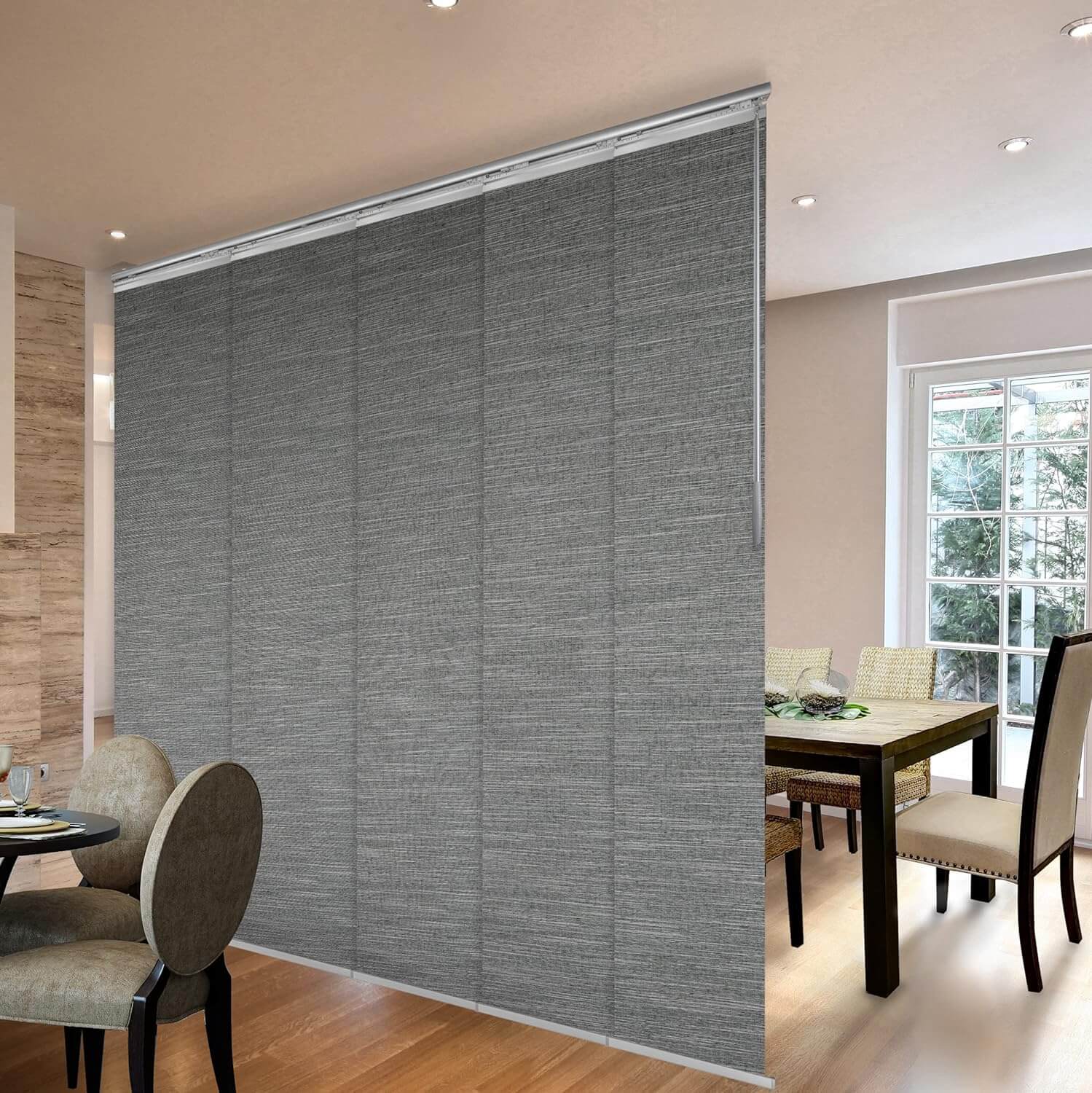 Best Custom Sliding Panel Track Blinds - covering windows