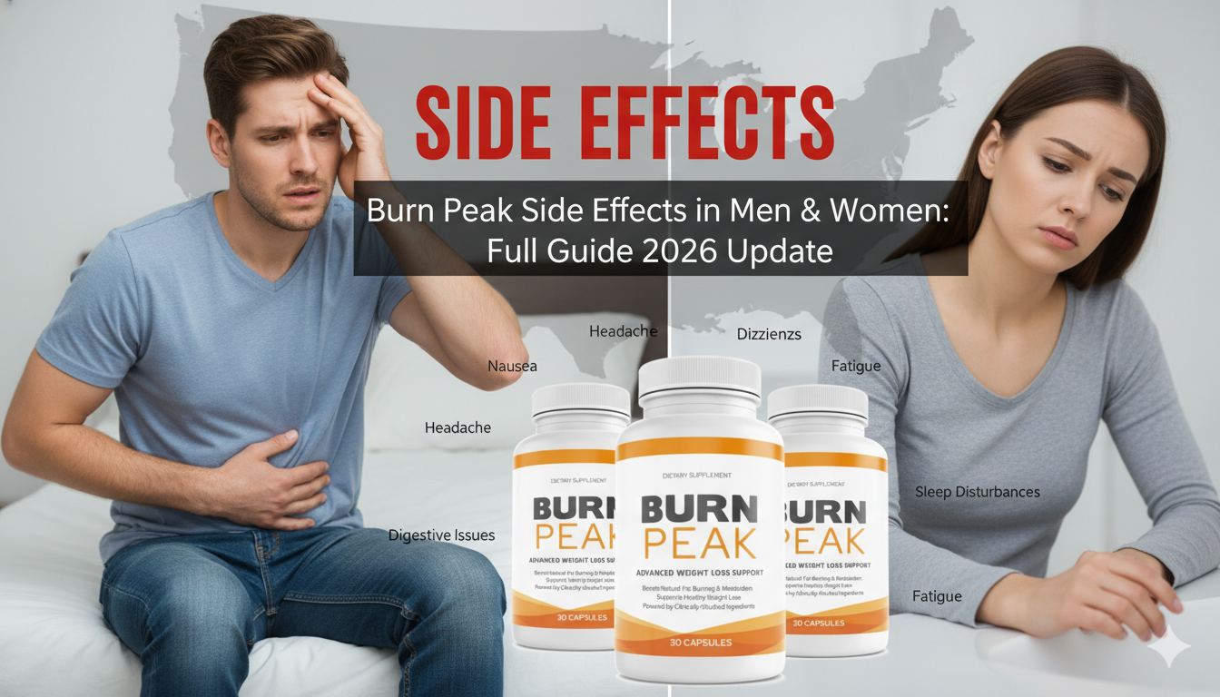 Burn Peak Side Effects in Men & Women: Full Guide 2026Update