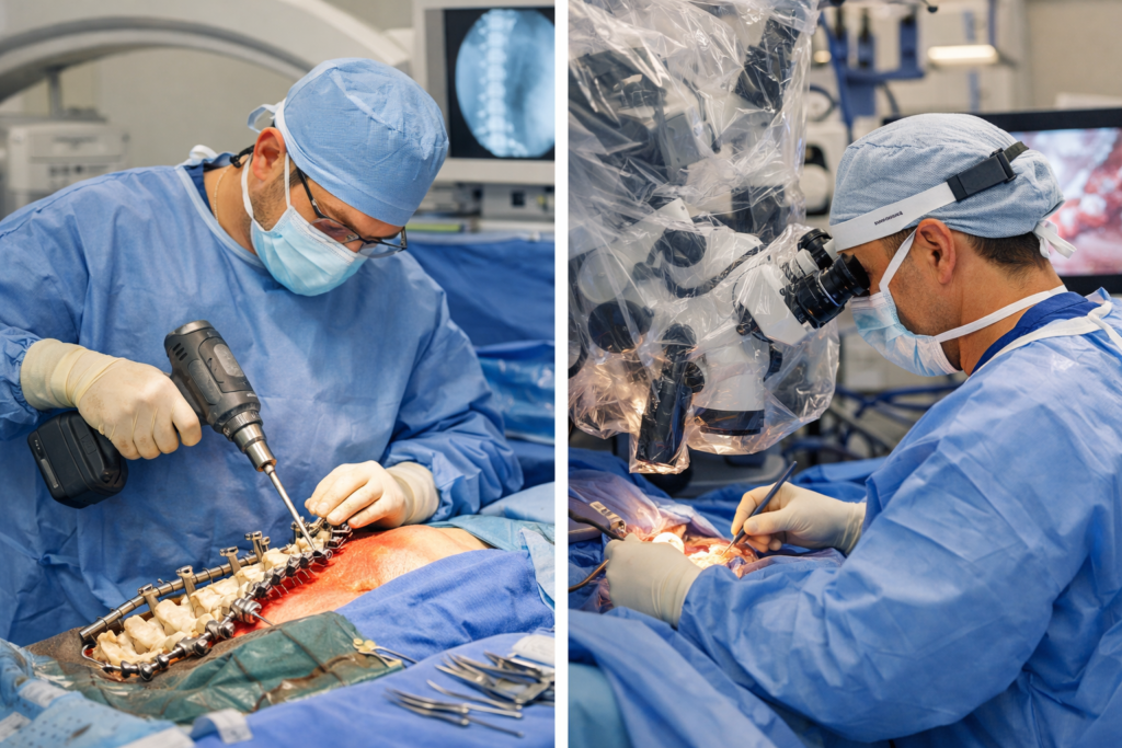 Orthopedic Spine Surgeon vs Neurosurgeon