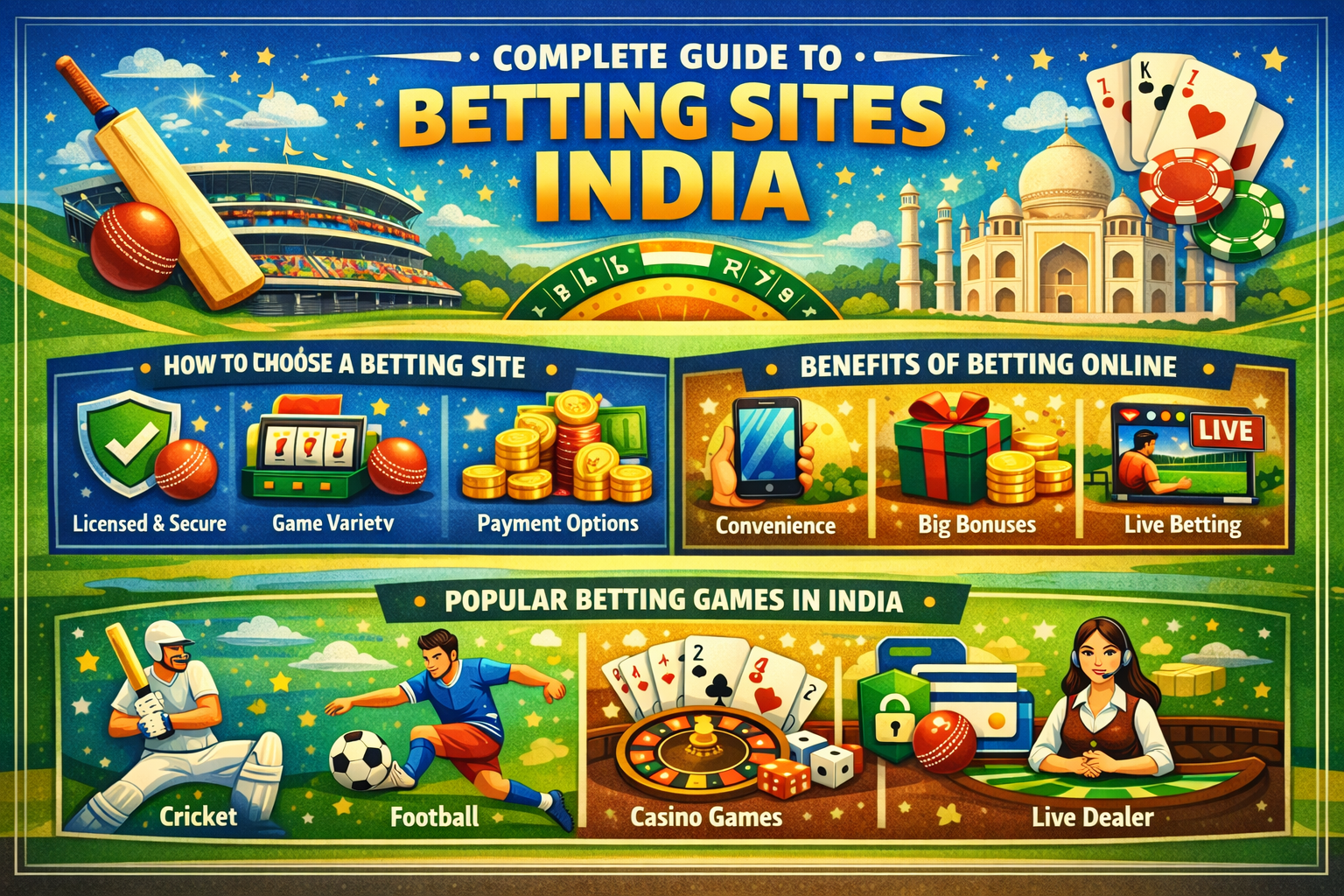 Top Betting Sites India – Safe & Trusted Online Betting Sites in India Guide 2026
