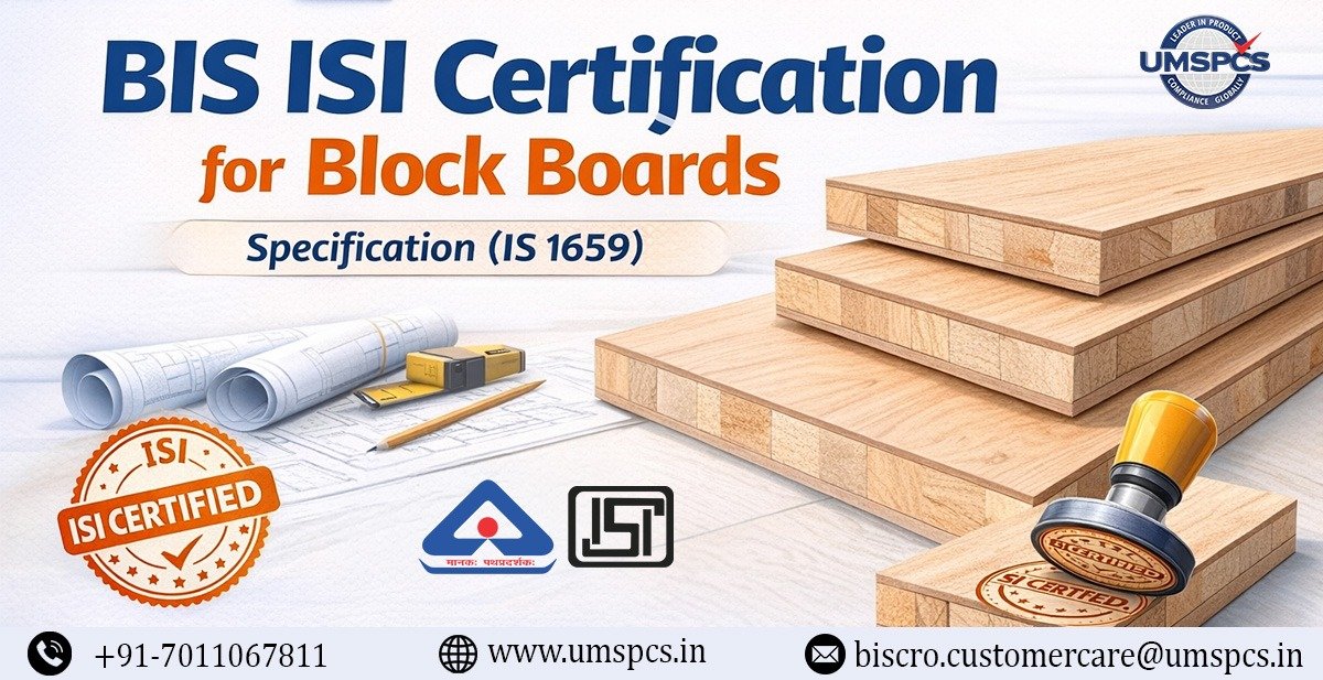 BIS ISI Certification for Block Boards – Specification (IS 1659)