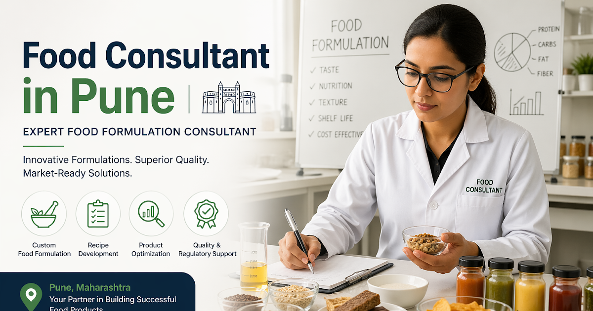 Food Consultant in Pune | Expert Food Formulation Consultant