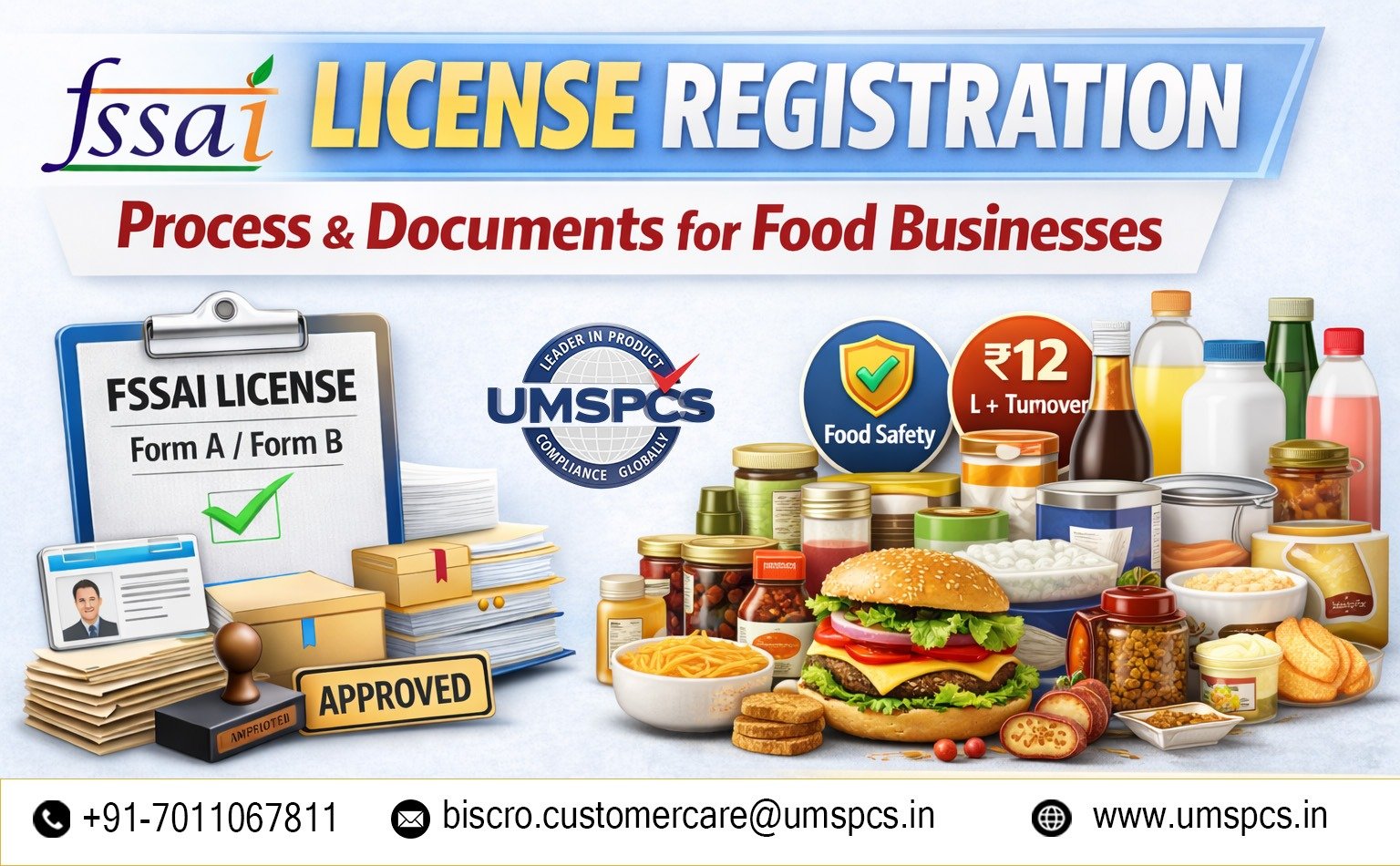 FSSAI License: Process & Documents for Food Businesses