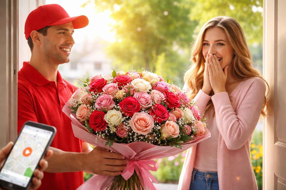 How To Surprise Someone With A Beautiful Rose Bouquet Delivered On Time