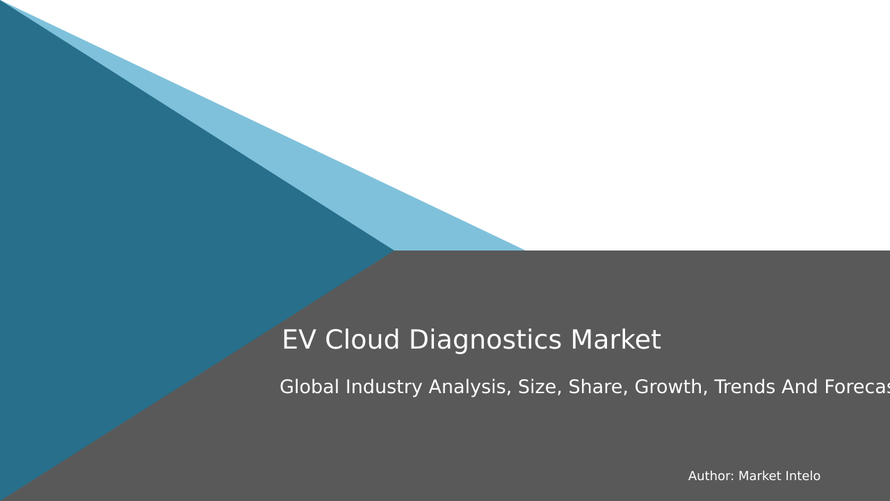 EV Cloud Diagnostics Market Research Report 2033