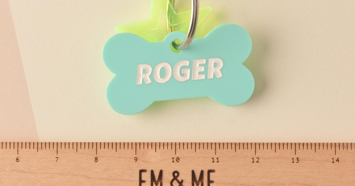 Bones Day Personalized Pet Tag: A Stylish and Safe Custom ID Tag for Dogs
