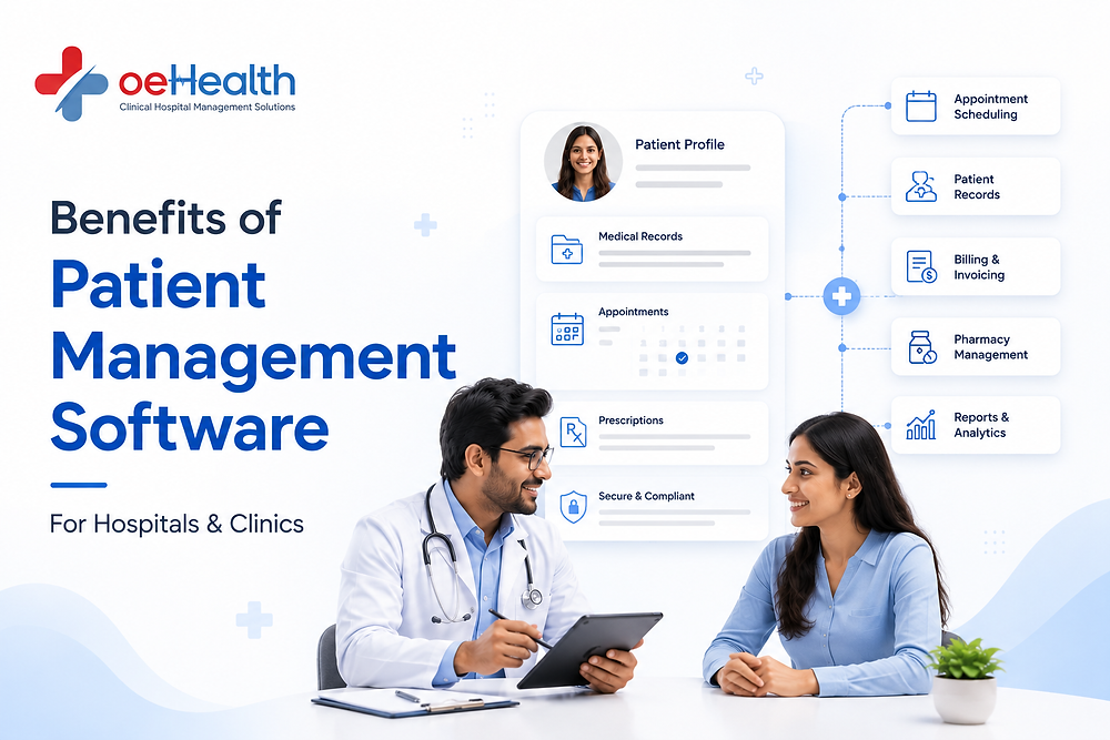 Benefits of Patient Management Software for Hospitals and Clinics
